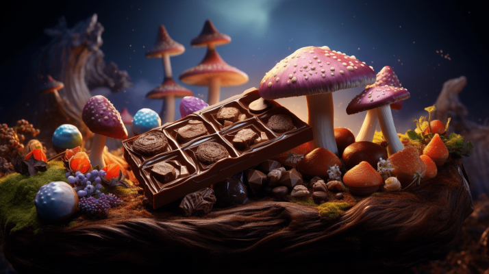 mushroom chocolate